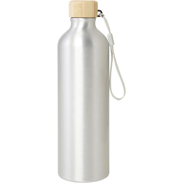 Bouteille d'eau Malpeza de 770 ml en aluminium recyclé certifié RCS